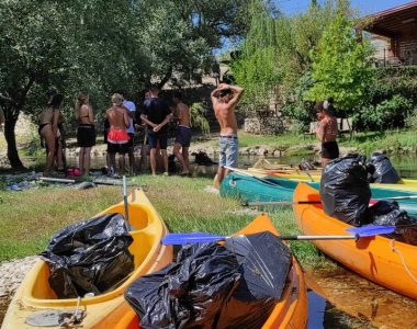 Ožujsko Pivo And Novi Val, Together With Local Partners, Carried Out A Riverbed Cleaning Action Fort The Buna River As Part Of The Campaign ‘Take Care, Be Mindful, Don’t Litter!