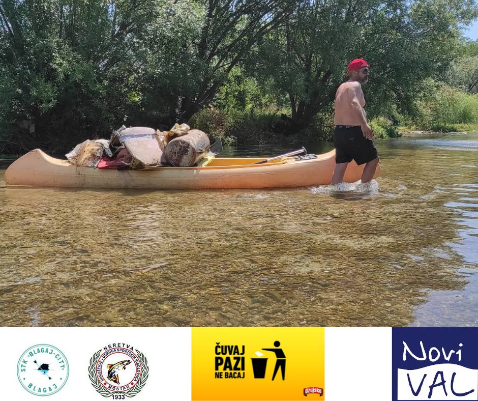 Ožujsko Pivo I Novi Val Sa Lokalnim Partnerima Održali Akciju čišćenja Korita Rijeke Bune U Okviru Kampanje “Čuvaj, Pazi, Ne Bacaj!”